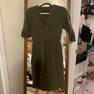 Olive green dress